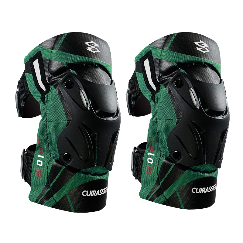 Cuirassier Protection Motorbike Kneepad Motocross Motorcycle Knee Pads MX Protector Racing Guards Off-road Elbow Protective: K01-3-Emerald Green