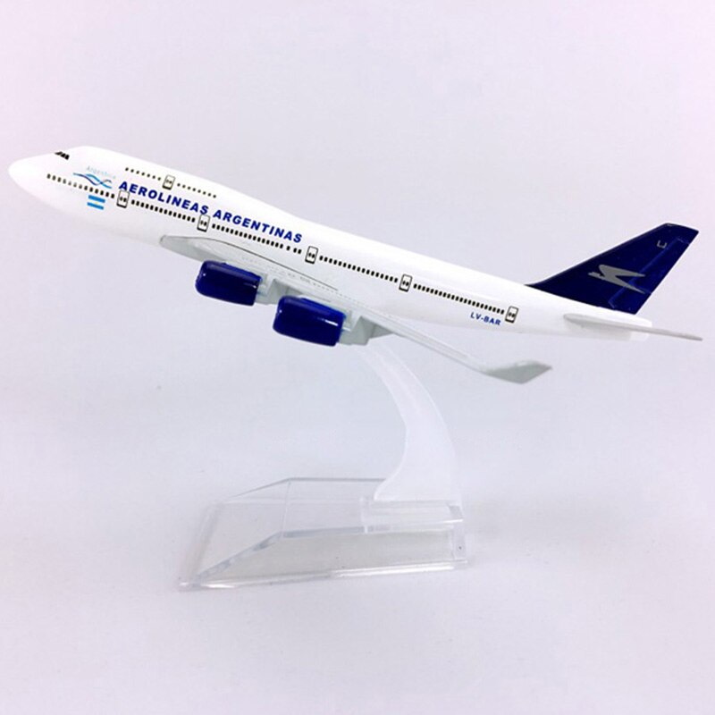 16cm legering vliegtuig model 1:400 boeing  b747-400 model argentijnse luchtvaartmaatschappijen landingsgestel airbus metalen vliegtuig display speelgoed vliegtuig