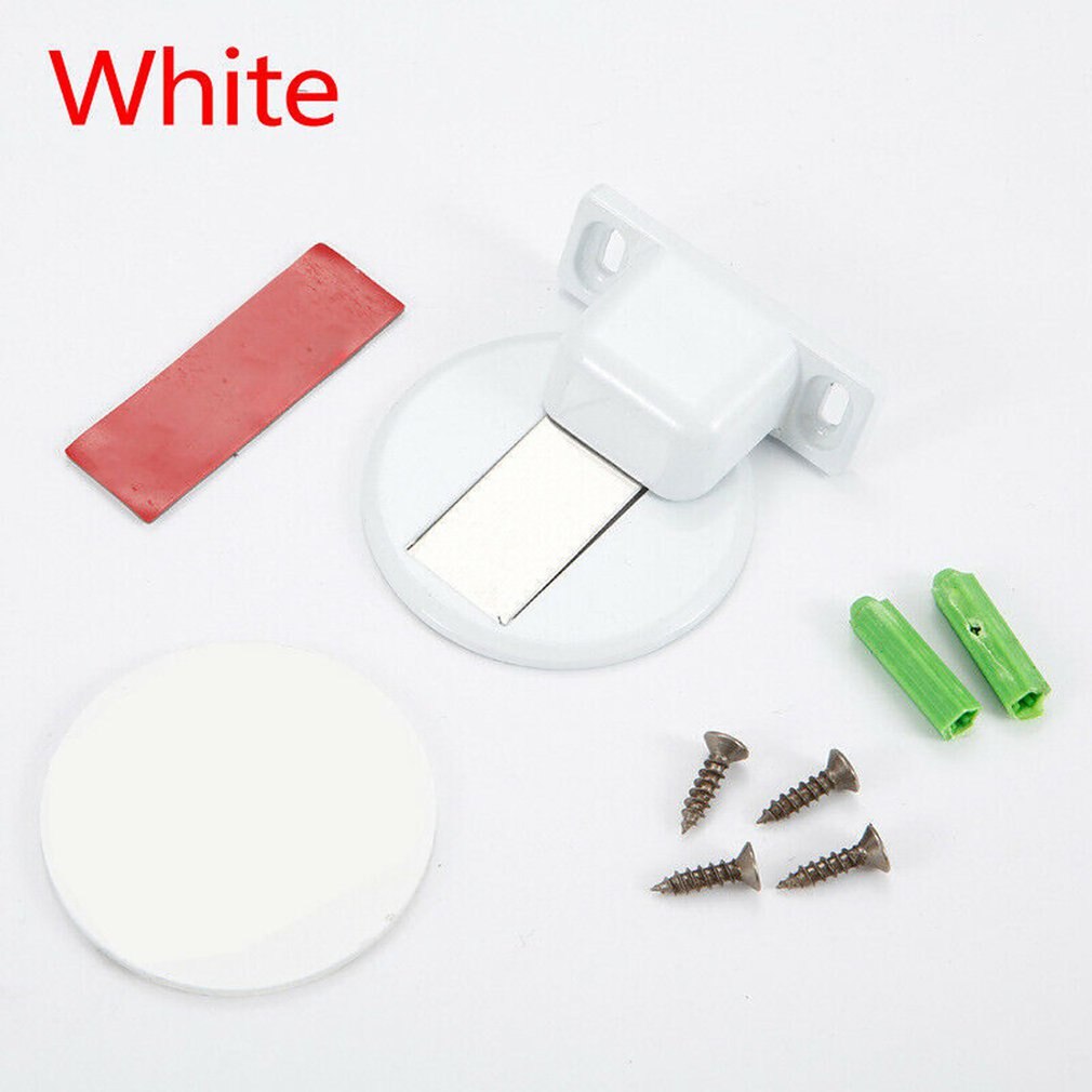 Magnetische Deur Houder Stop Onzichtbare Doorstop Muur Floor Mount Veiligheid Catch Zinklegering Gate Weerstand Deurstop Houder: D