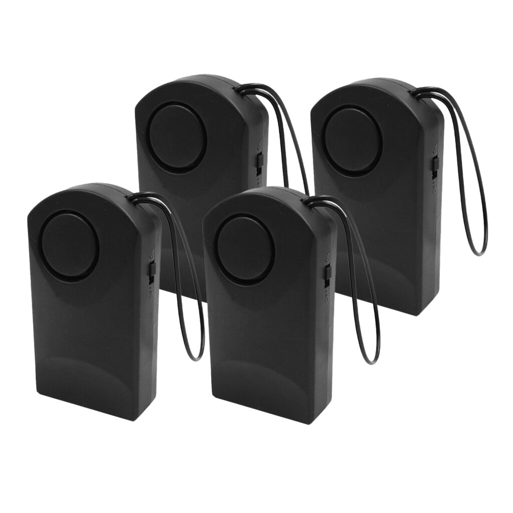 4x Home Door Knob ing Burglar Security Alarm Sensor Battery Operated