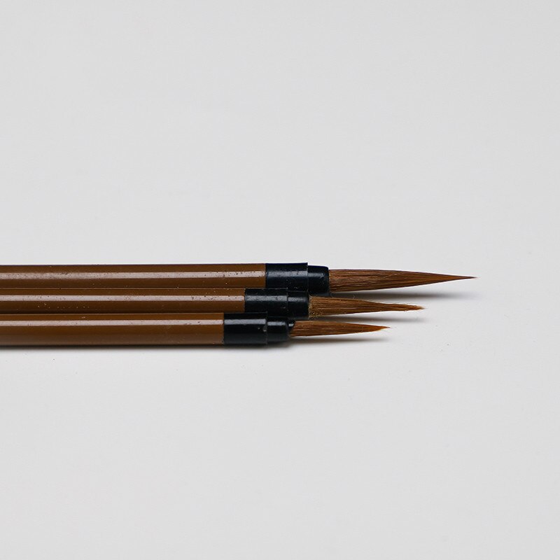 Weasel Hair Chinese Calligraphy Writing Brush Set Watercolor Pen Character Outline Drawing Hook Line Pens Craft Supply
