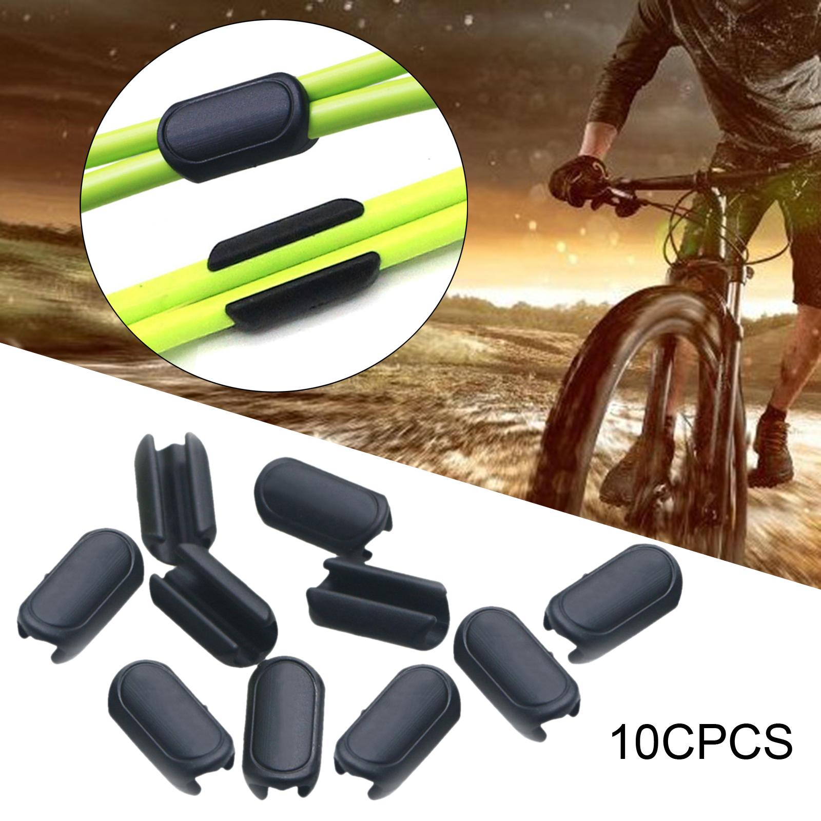 Set Van 10 Bike Fiets Kabel Clips Behuizing Slang Gids Klemmen, Frame Gesp, Fiets Roterende Clips