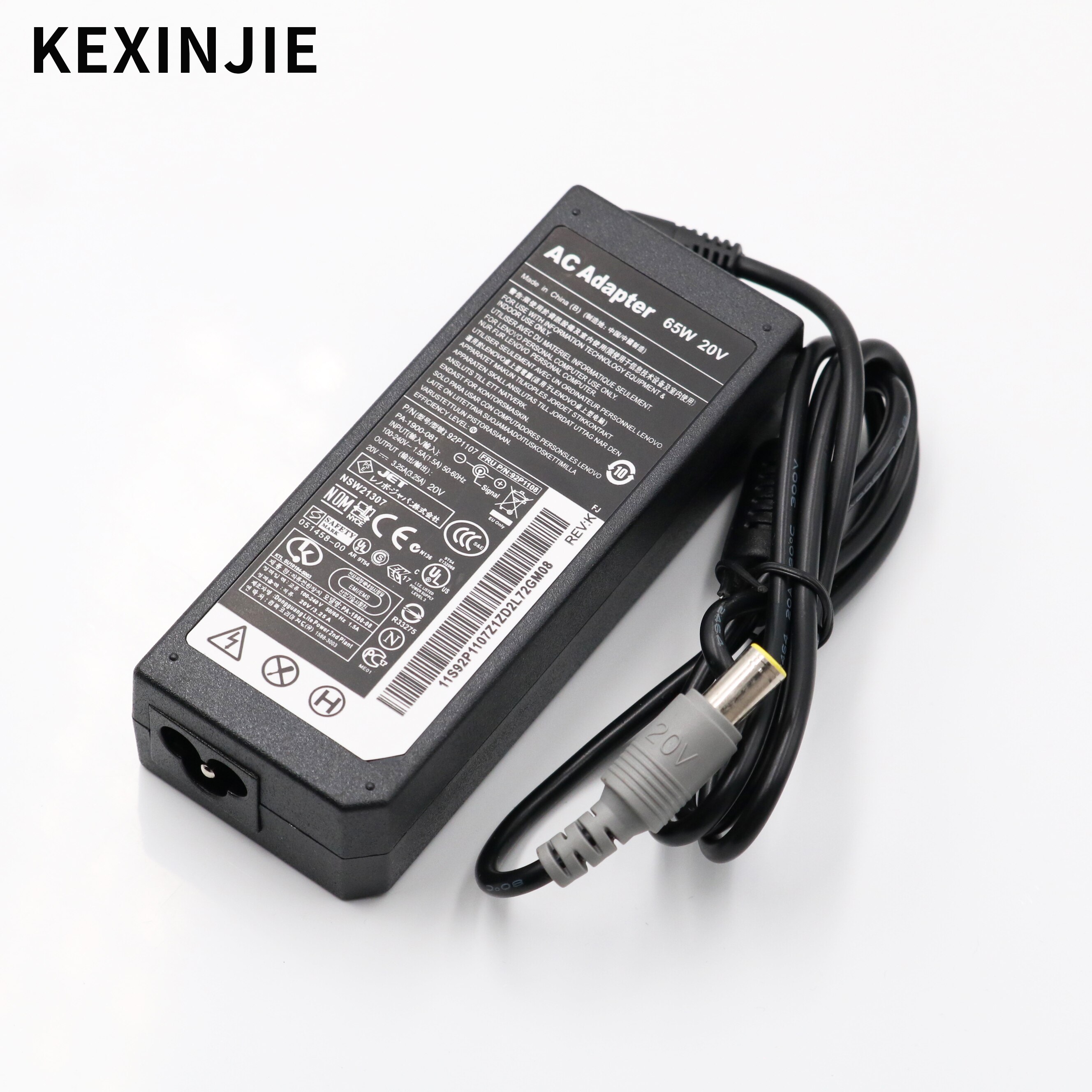 20V 3.25A 65W Ac Adapter Oplader Voor Lenovo Ibm X60S X61 X61S X200 X200I X200S X201 X201I X201S x220 X220I F25