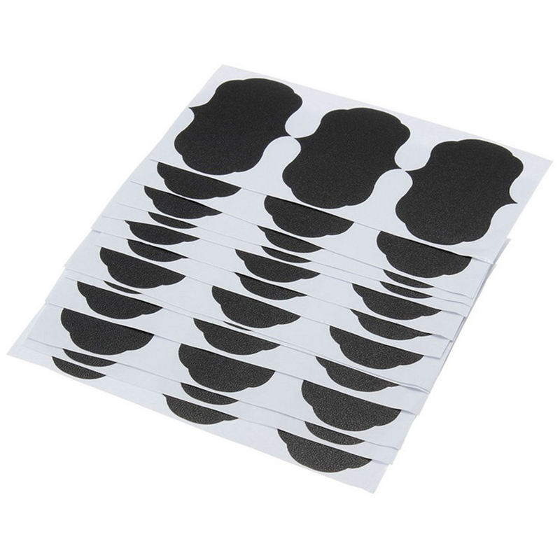 36 stks/set Schoolbord Sticker Craft Keuken Potten Organizer Labels Schoolbord Schoolbord Sticker Black Board