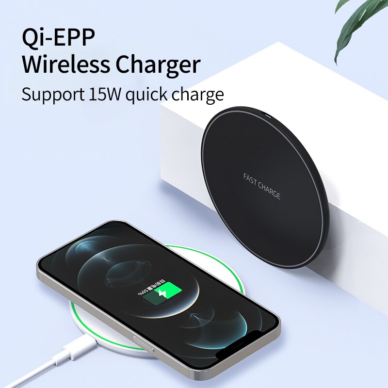 Fast charging pad 10w qi fast wireless charger stand for iphone 13 12 11 HuiWei Samsung s10