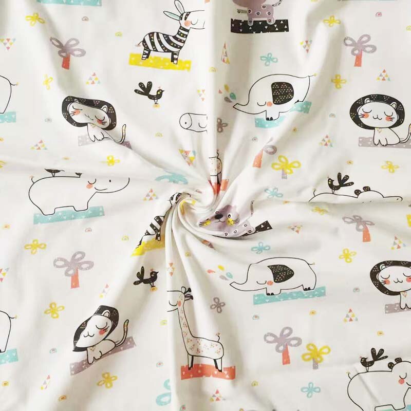 Tissu PUL en coton doux et imperméable de , avec film TPU respirant pour tapis à langer