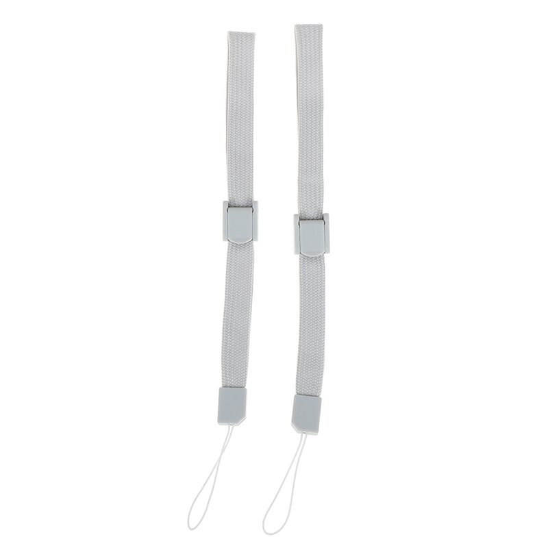 2 Stuks Universele Colth Wrist Hand Strap Geschikt Voor Nintendo Wii Controller: Silver / Gray