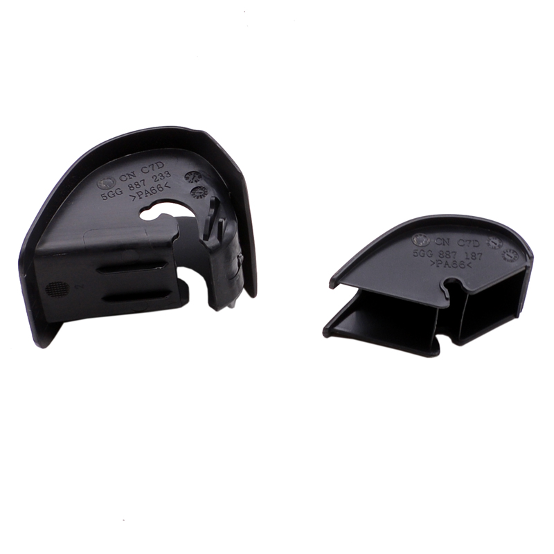 For VW Golf MK7 MK7.5 Seat Leon Rear Back Seat ISOFIX Cover Cap 5GG887233 5GG877187 Blcak