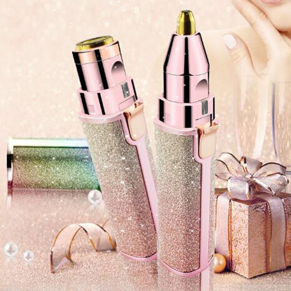 Wenkbrauwtrimmer elektrisch stervormig epilator gezicht neus lip scheerapparaat scheermes mini draagbare ontharing vrouwen schoonheidsverzorging trimmer: Default Title