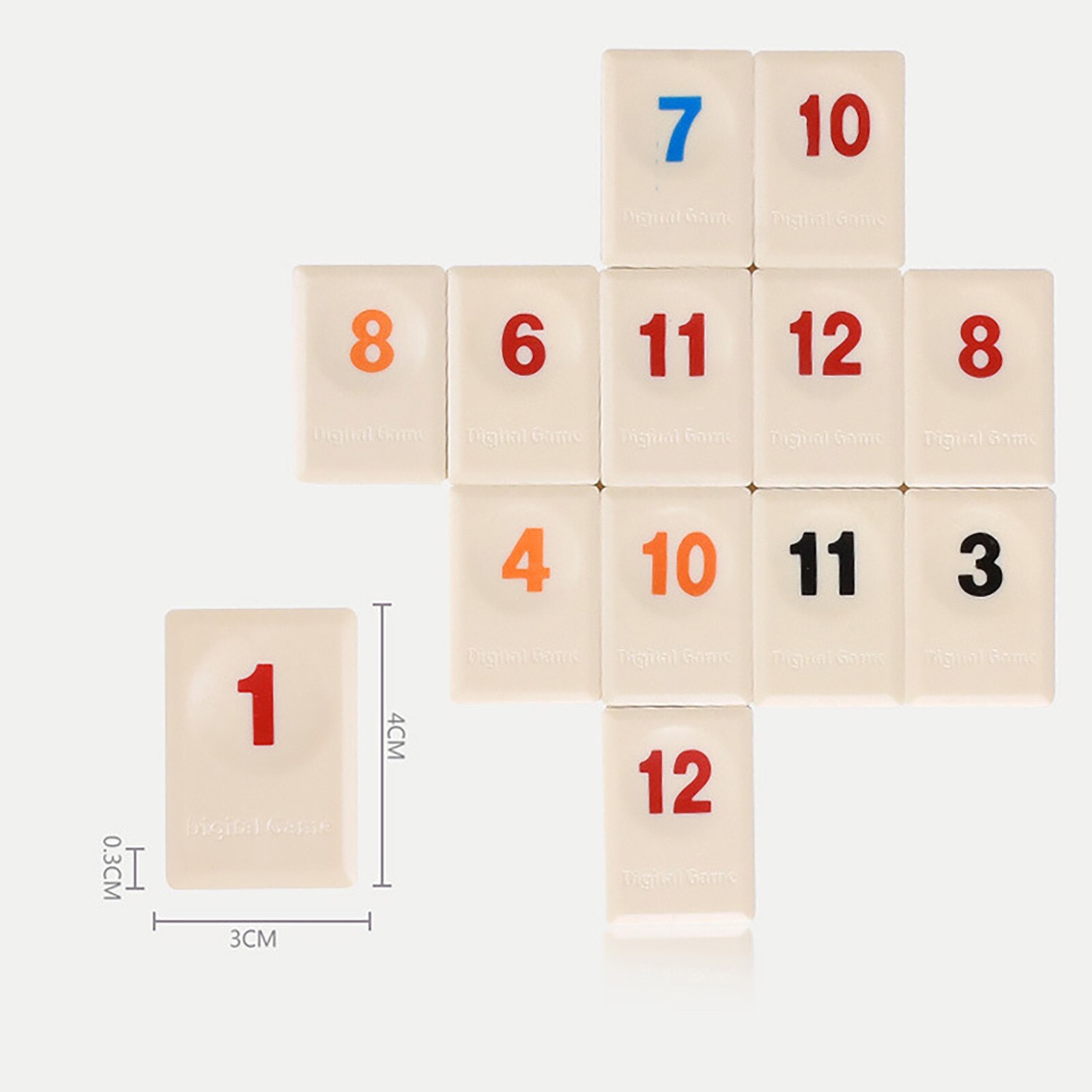 Traditionele Vier Zijdige Houten 10 Nummer Pub Bar Board Dice Game Voor Shut De Doos Familie Reizen Leuk Spel Set family Fun Games: C