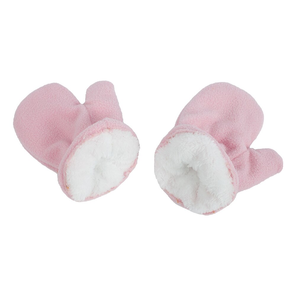 Guantes de invierno para niños, forro Polar, además de terciopelo, para niña y niño, guantes cálidos gruesos, bolsa para dedos de 3 a 10 años