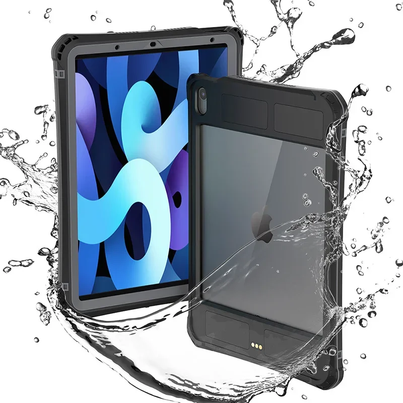 Funda impermeable IP68 Real para iPad 10th Air 4 5 2022 Pro 11 Air 11 M2 M3 Mini 7 6 5 protección completa cubierta transparente para tableta Capa