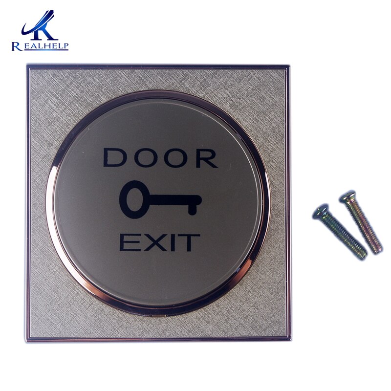 Sistema de apertura de puerta con pulsador dorado, control de acceso, acceso único, barato