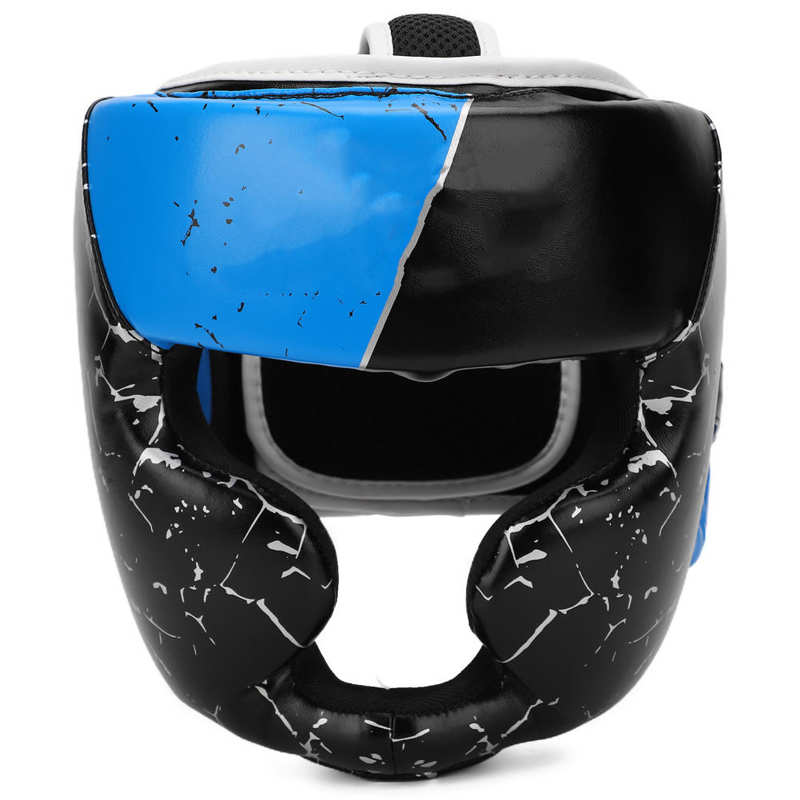 Kids Boxing Helmets Blue Kids Boxing Headgear MMA Muay Thai Sanda Head Guard Protector Kids Workout Equipment