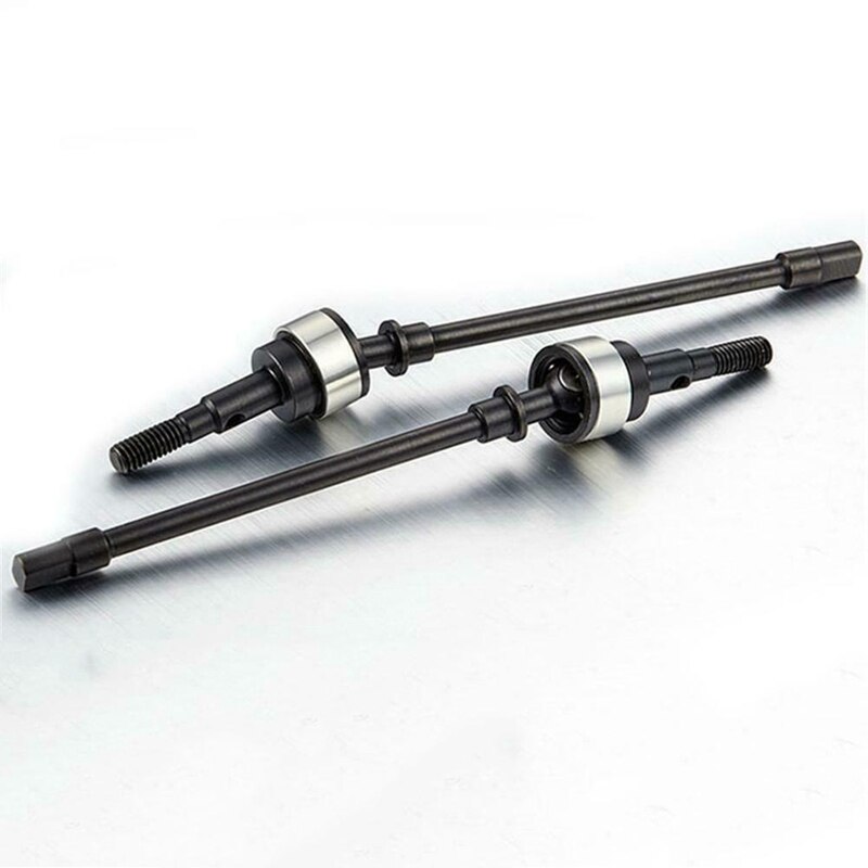 1Pair Stainless Steel Cvd Drive Shaft Front Axle Rc Parts for Axial Scx10 Crawler Rc Car