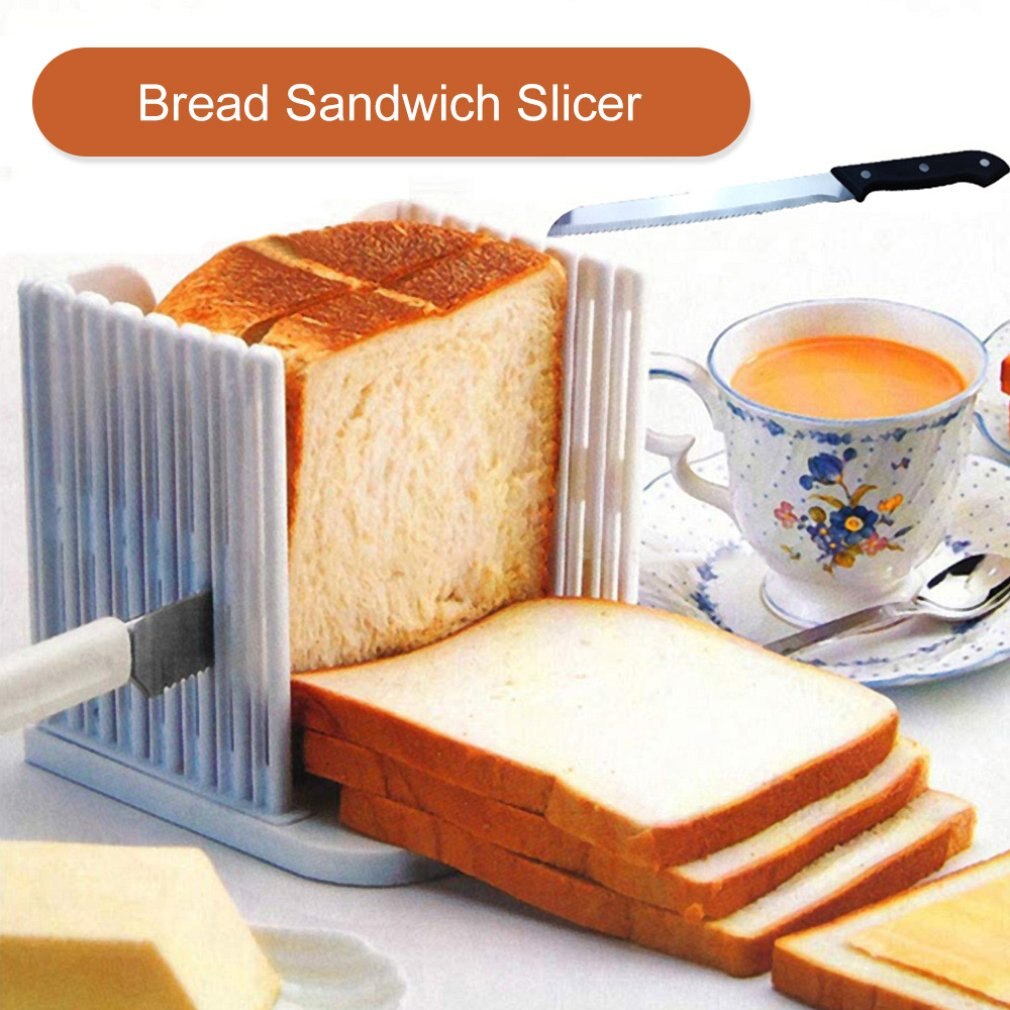 1Pcs Professionele Brood Toast Cutter Slicer Snijden Cutting Guide Mold Maker Keuken Tool