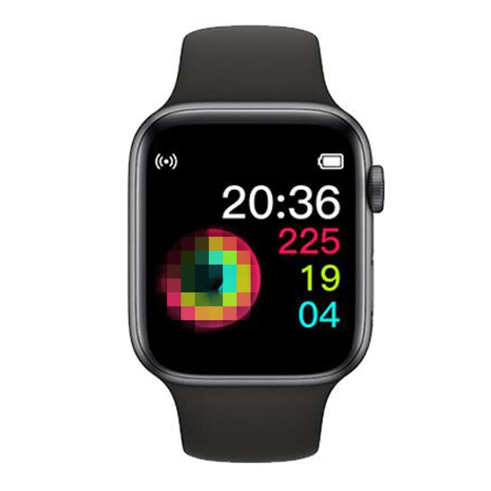 I5 I7 W34 Clever Uhr IWO 8 Sport Schrittzähler Herz Bewertung Blutdruck Überwachung Männer und Frauen Smartwatch Für IOS Android Telefon: Schwarz
