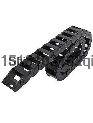 1M Semi Closed Nested Flexible Drag Chain Cable Carrier 18mm x 37mm