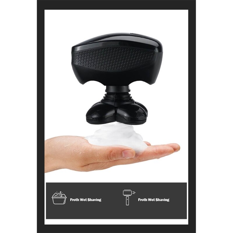 Razors for Men - 6 in1 Bald Head Shaver Grooming Kit Waterproof USB Rechargeable