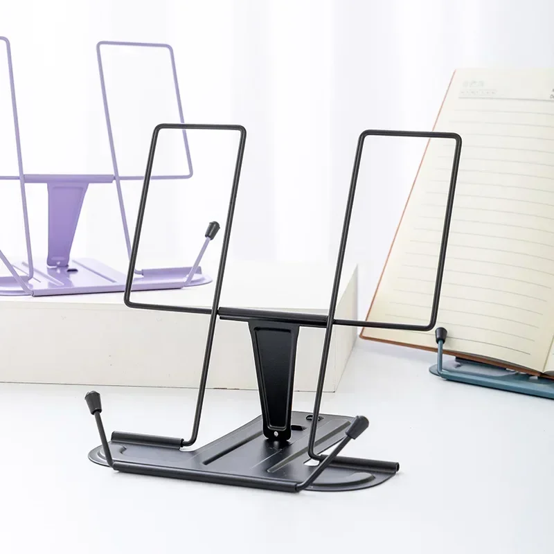 Support de livre Portable, repose-lecture réglable, support de livre de recettes, support de téléphone Portable pour livre de cuisine, support de tablette pour manuel