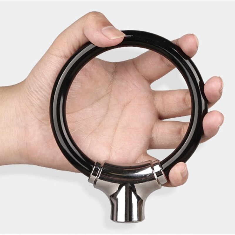 Fietsslot, 12Mm Heavy Duty Draagbare Fietsslot, fiets Sloten Anti-Diefstal Hoge Veiligheid Voor Mountainbike Racefiets, Zwart