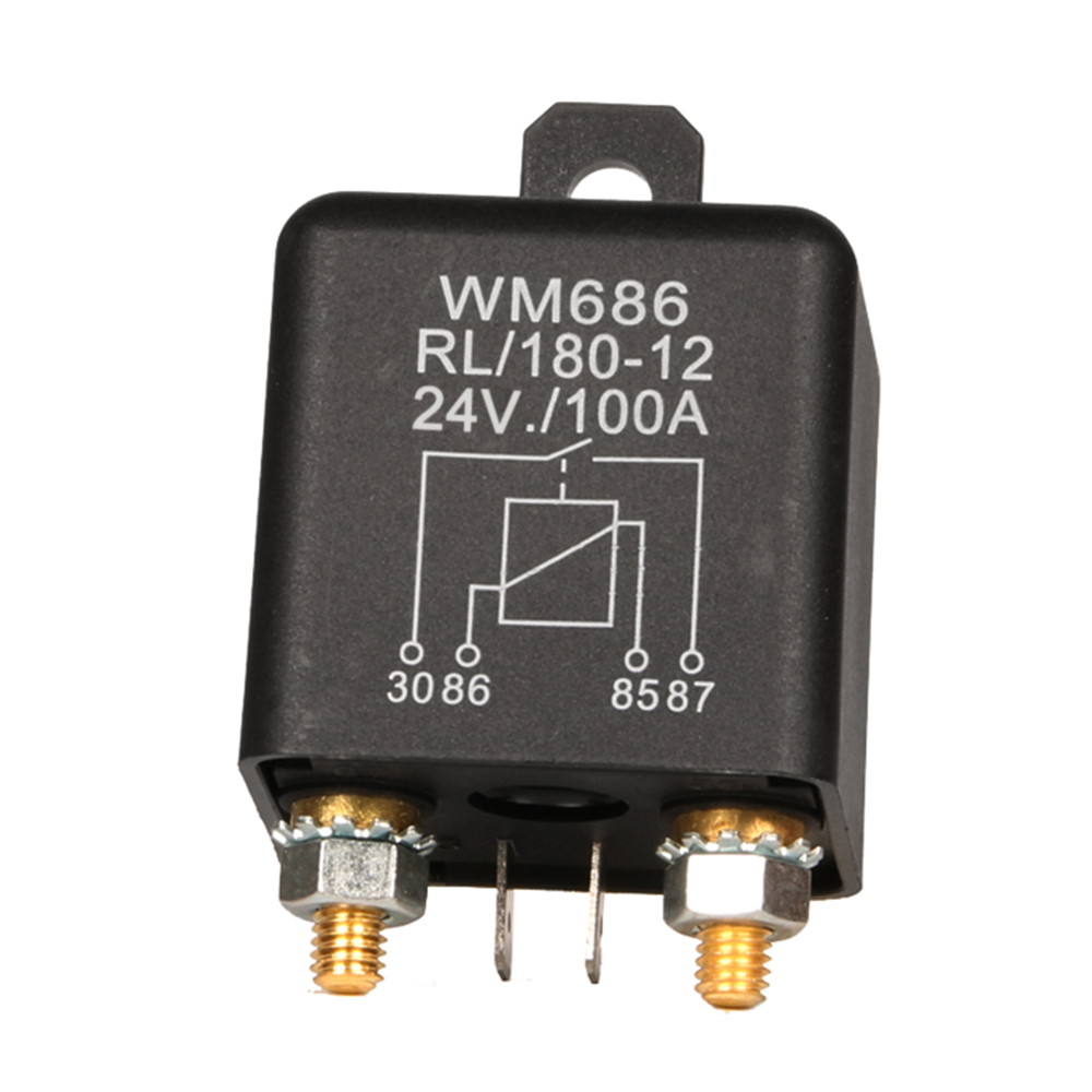 High Current Relay Starting Relay 200A 100A 12V 24V Power Automotive Heavy Current Start Car Relay Truck Motor Machinery: Bundle3