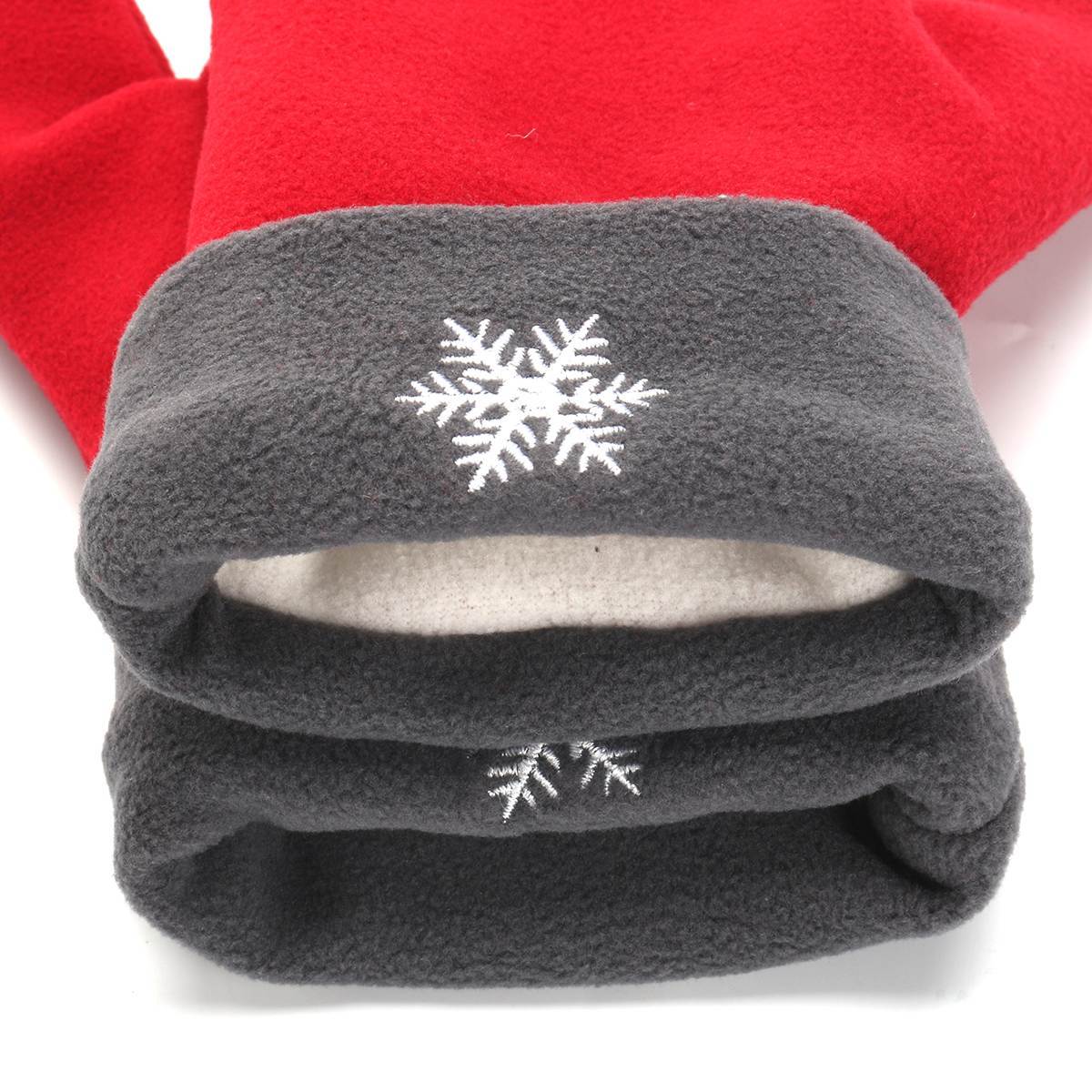 3 stk / sæt par handsker polar fleece elskere vinter tykkere varm handske 3 farve kærester jul romantiske par vanter