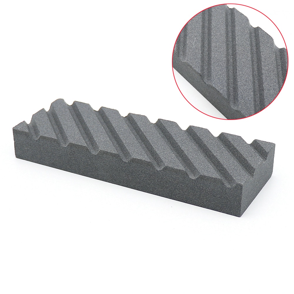 Flattening Stone For Whetstone Silicon Carbide Lapping Stone With Grooves Coarse Grinding Lapping Plate Flattener Fixer