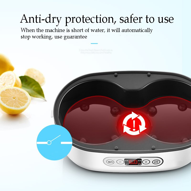 Mini Electric Rice Cooker Intelligent Automatic Food Warmer Container Portable Rice Box Heat Preservation Lunch Box