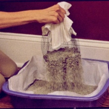 Caja de arena higiénica reutilizable para gatos, revestimientos de bandeja para gatos, con revestimiento elástico para manos libres, tamizado de heces, 10 unids/lote