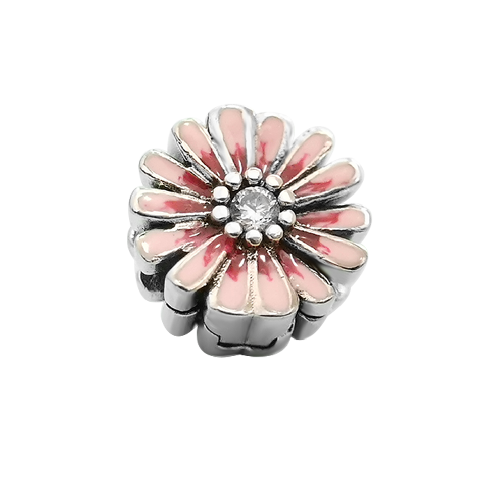Sommar 925 sterling silver berlock daisy fit original silver armband original reflexion lämplig för kvinnor smycken diy