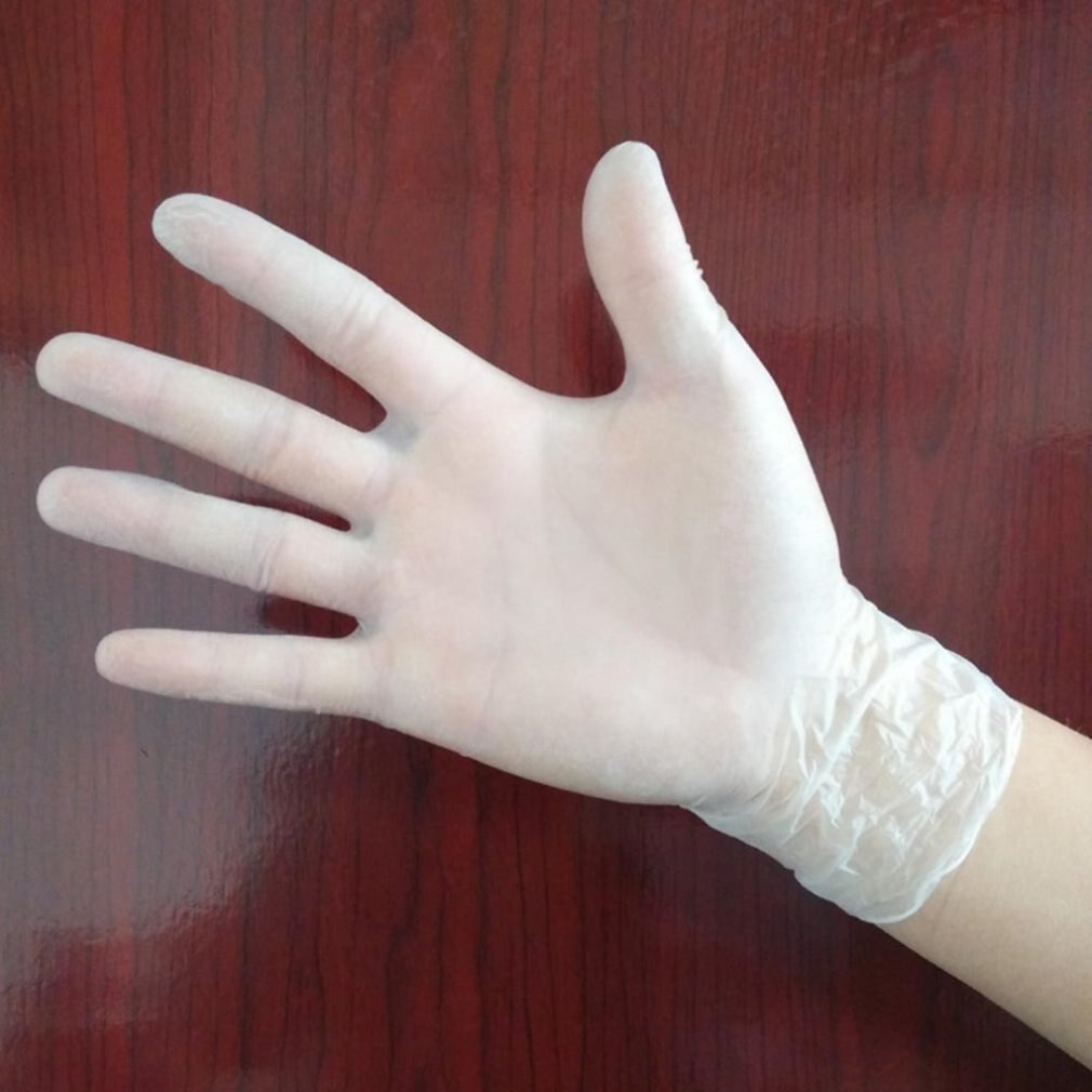 Boxed Disposable Gloves Protective Pvc Gloves Transparent Thickening Aesthetic Grade Anti-Static Gloves