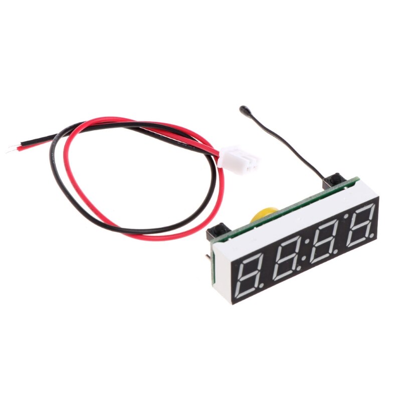 Car 3 in 1 LED DIY Digital Clock Temperature Voltage Module Electronic DC 5~30V R2LC