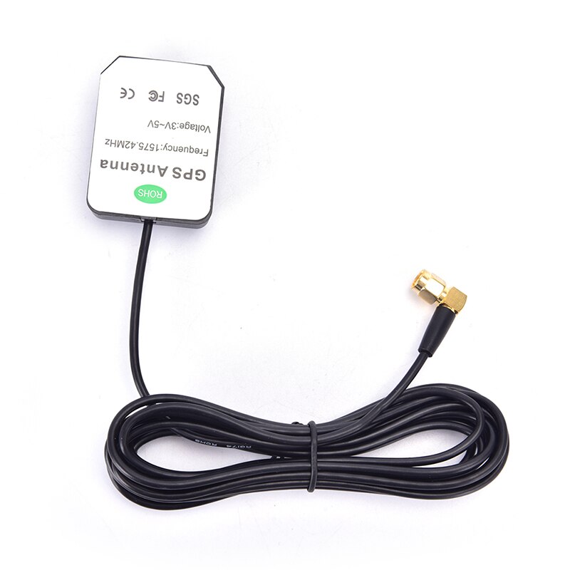 Antena GPS SMA, conector macho, Cable de extensión aérea activa para Unidad Central de Navegación