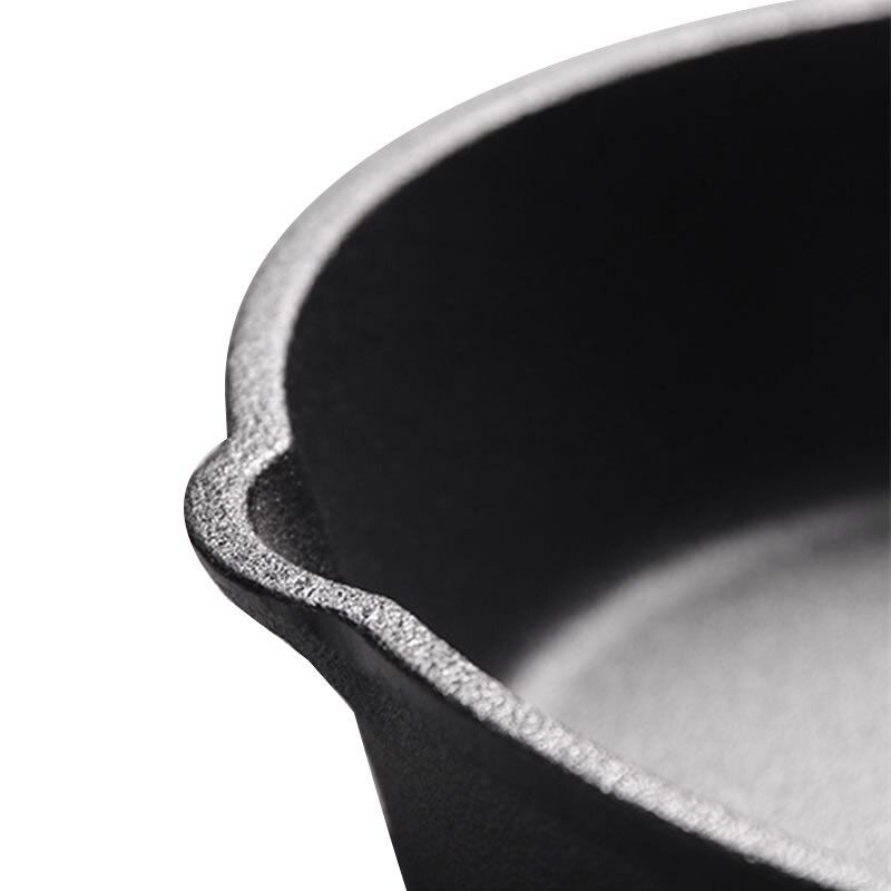 Gietijzer Non-stick Koekenpan Koekenpan Voor Gas Inductie Fornuis Ei Pannenkoek Pot Keuken Eetkamer Gereedschap Cookware-14Cm