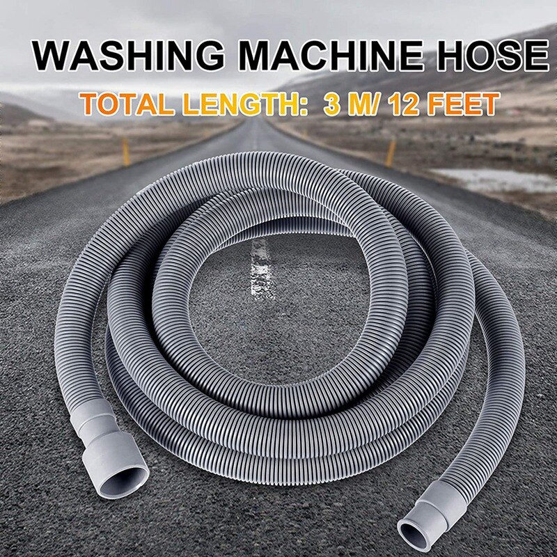 Washing Machine Drain Hose 10 Ft Flexible Dishwasher Drain Hose Extension Kits Corrugated Washer Discharge Hose