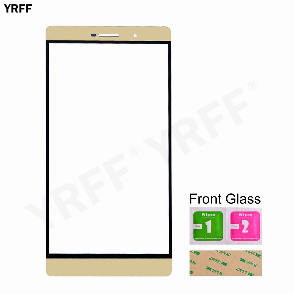 Mobile Front Panel Glass For Huawei P8 MAX DAV-701L Front Glass (No touch Screen) Outer Glass Cover Panel Replacement