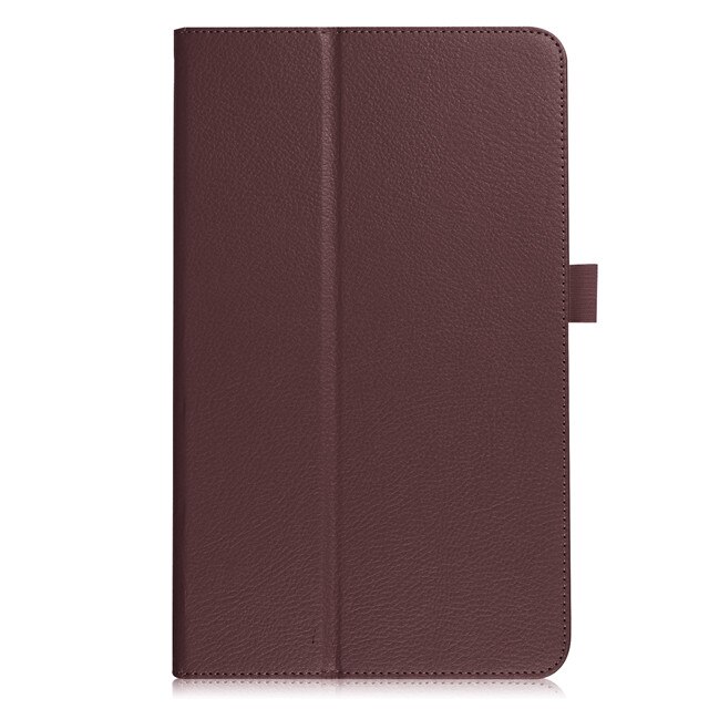 Ultra Slim etui z klapką stojak na PU skórzane etui do Samsung Galaxy Tab A 10.1 2016 przypadku T580 T585 SM-T580 SM-T585 Tablet Funda coque: Brown