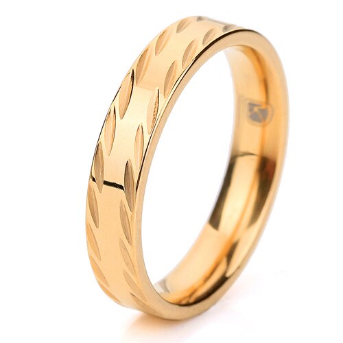 Klassieke trouwringen voor mannen of vrouwen, sieraden van roestvrij staal