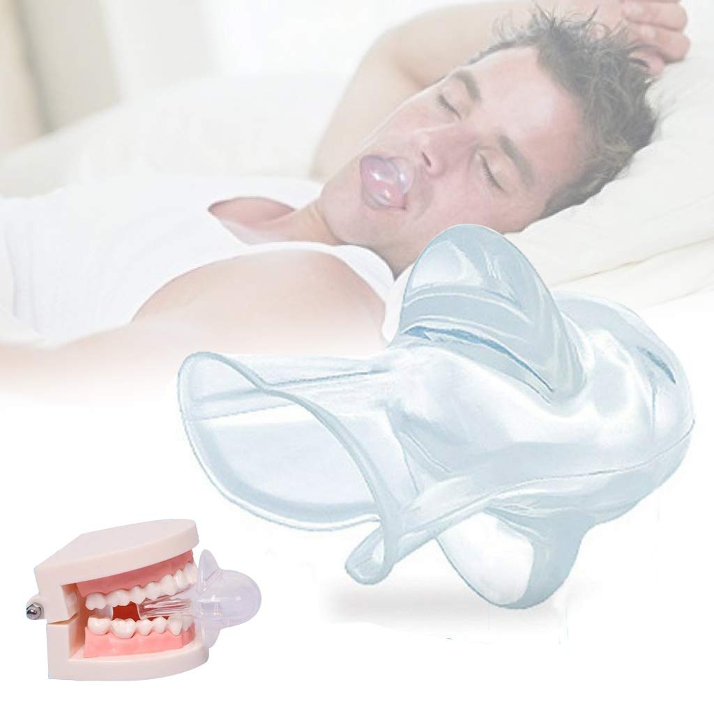Advanced Snore Stopper Tongue Retainer Aid Device Anti Snoring Tongue device Includes a Protective Case