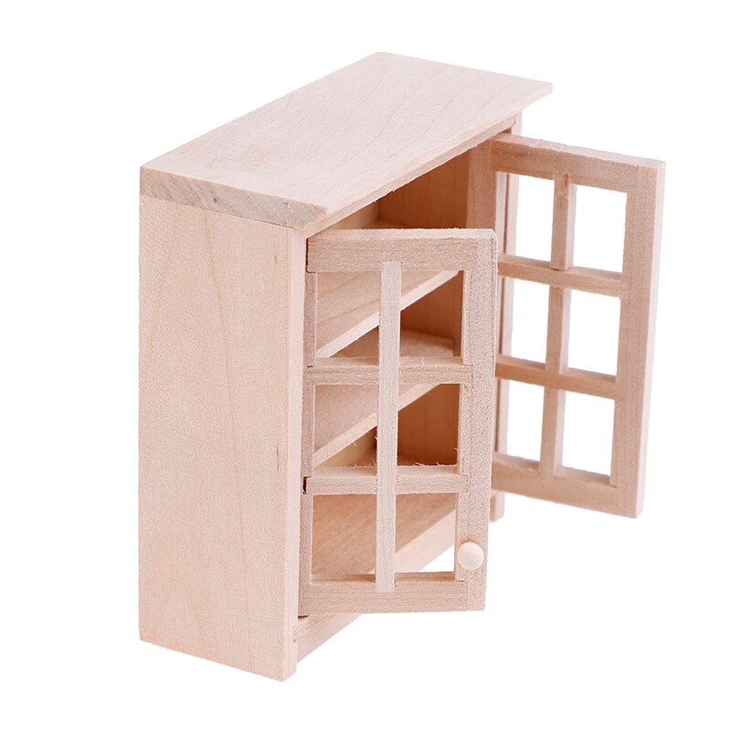 1pc 1/12 Bilancia miniatura Casa Delle Bambole parete sospeso Armadietti Armadietto Armadio Accessori Modello 1:12 di Legno telecamera di Simulazione/mobili Pizies