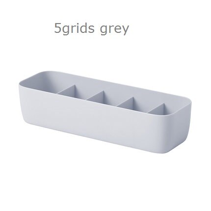 1 pc Multi-size Ondergoed Organisator Storage Drawer Closet Organisatoren Dozen Voor Slips Sokken Opbergdozen: grey 5