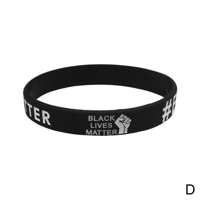 Nero caldo di Vendita del Braccialetto Del silicone braccialetto I potere'respirare Potenza Materia Nera Vita Del silicone Braccialetto di Gomma I9M0: D