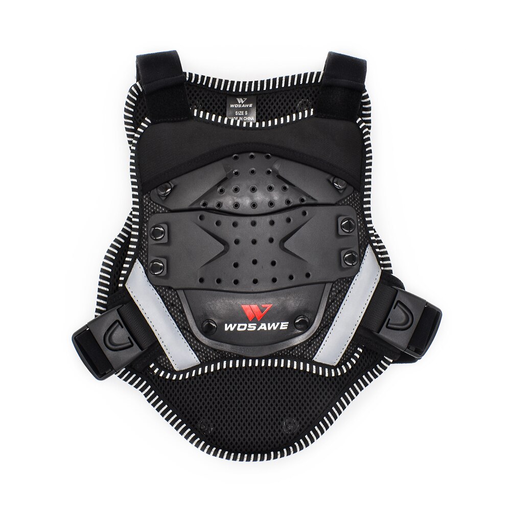 WOSAWE niños motocicleta armadura cuerpo Moto chaqueta espalda hombro niños cuerpo Protector engranaje Motorcross rodilleras codo Protector