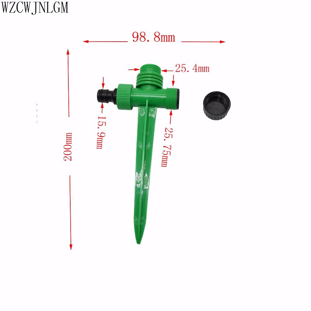 Garden Irrigation Female G3 / 4 Sprinkler Connector 360 Degree Irrigation Sprayer Ground Connector Parts 1 pcs
