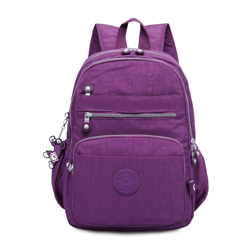 TEGAOTE , Mochila para chicas adolescentes, Kipled, mochilas de nailon, Mochila femenina, Mochila de viaje para mujer, Mochila escolar, bolsa para mujer: 2