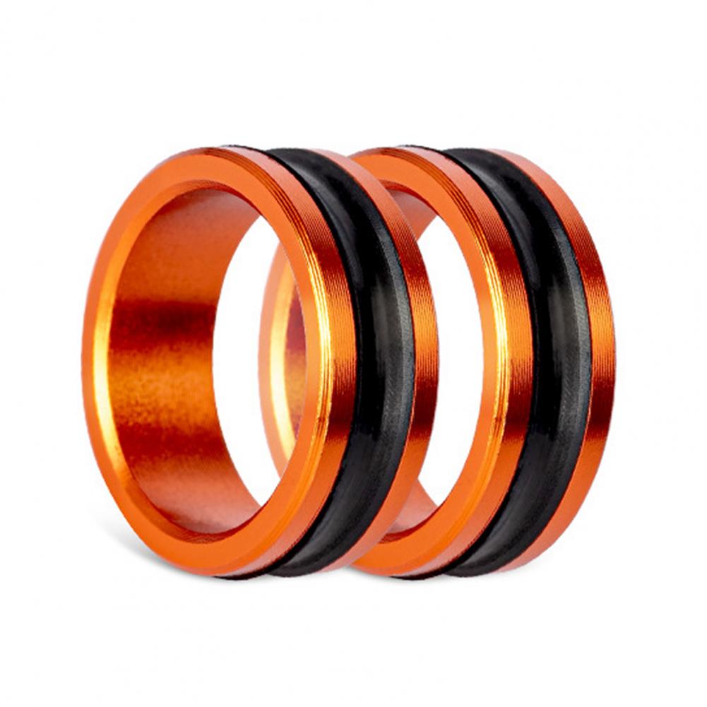 Extractor de sedal de pesca, anillo de goma antideslizante, bucle de tracción de línea portátil, herramienta de aparejos de pesca de aleación de aluminio, 1/2 Uds.: Negro