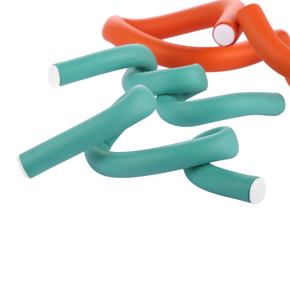 36pcs Beauty Spiral Twist Curlers Spongia Foam Twist Curls DIY Styling Hair Rollers Flexible Curling Rods Hairdressing Tools