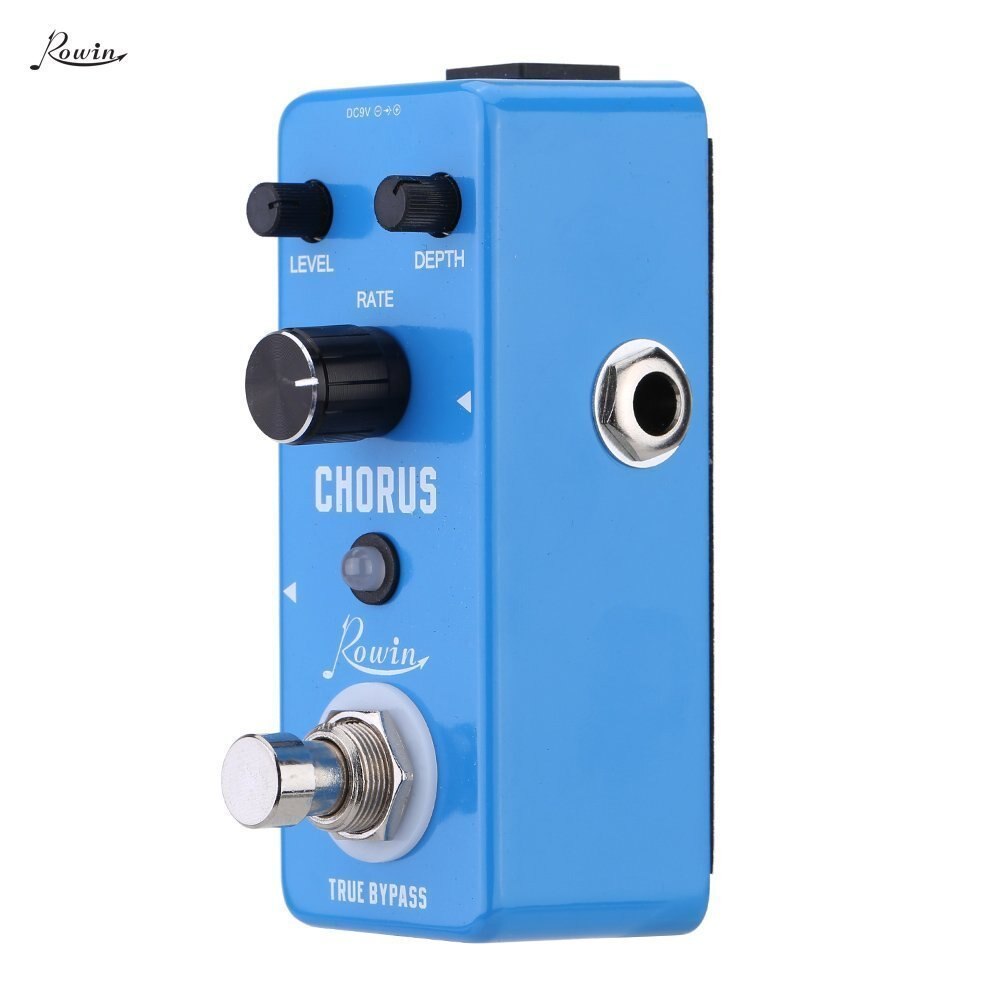 Rowin Guitar Pedals Analog Chorus Ensemble King Level Depth Knob High Warm And Clear Chorus Sound LEF-304 Effects With BBD Chip