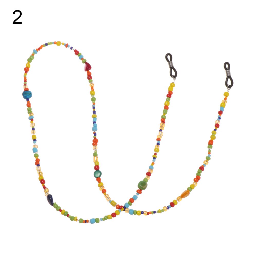 1PC Women Pearls Sunglasses Chains Gold Eyeglasses Chains Sunglasses Holder Necklace Eyewear Retainer Accessories: 2